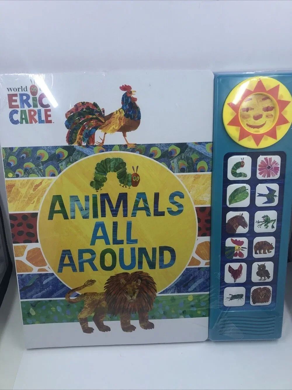 Animal Sound Book World of Eric Carle - Animals All Around Sound Book - PI Kids